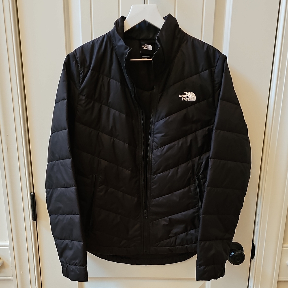 NWOT The North Face Quilted Black Jacket Sz M